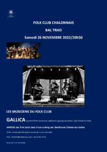 affiche du Bal Folk